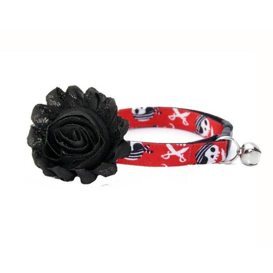 Collar para mascotas - Calaveras de pirata espadachín