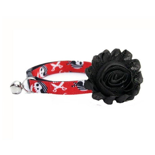Collar para mascotas - Calaveras de pirata espadachín