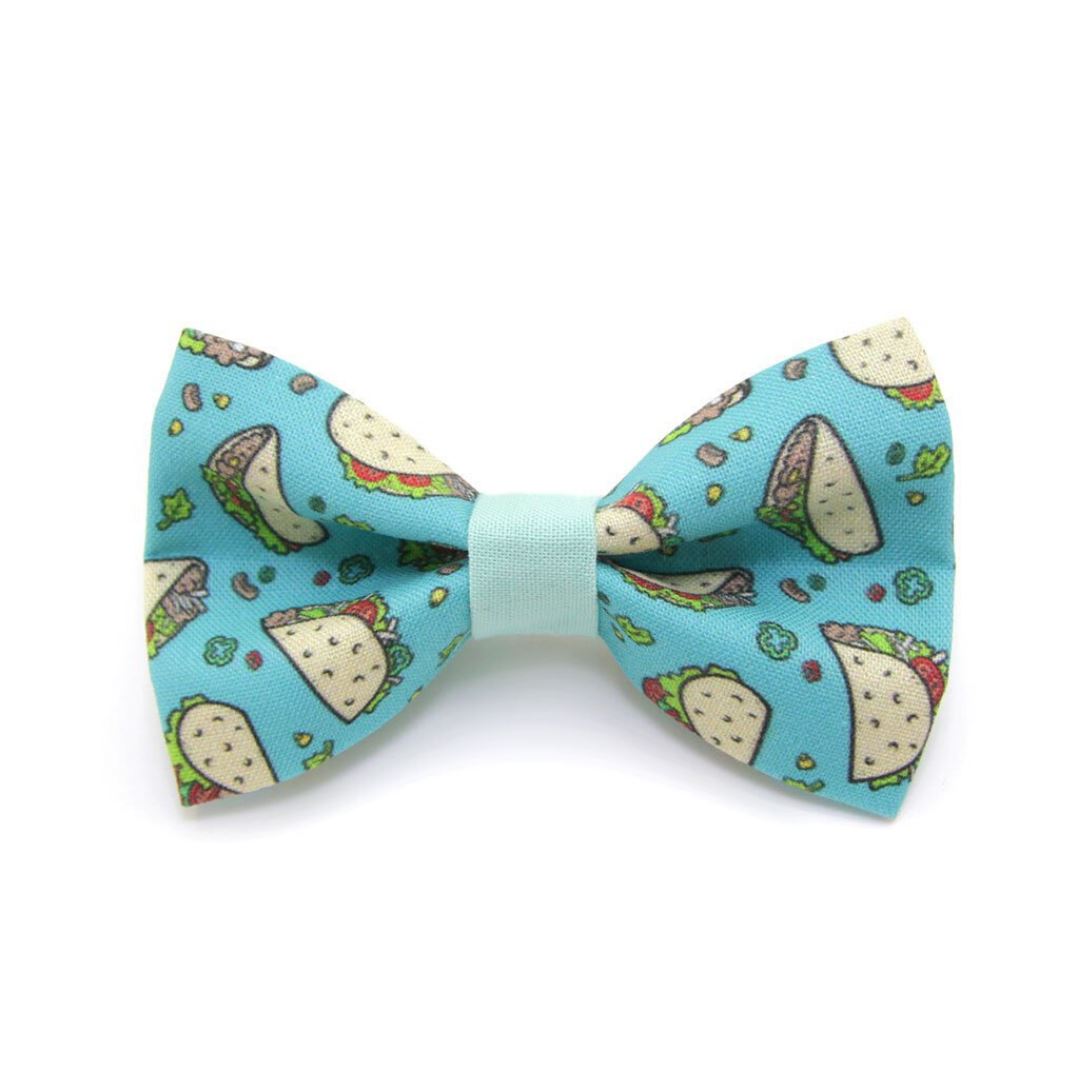 Conjunto de collar y pajarita para gato - Taco Party